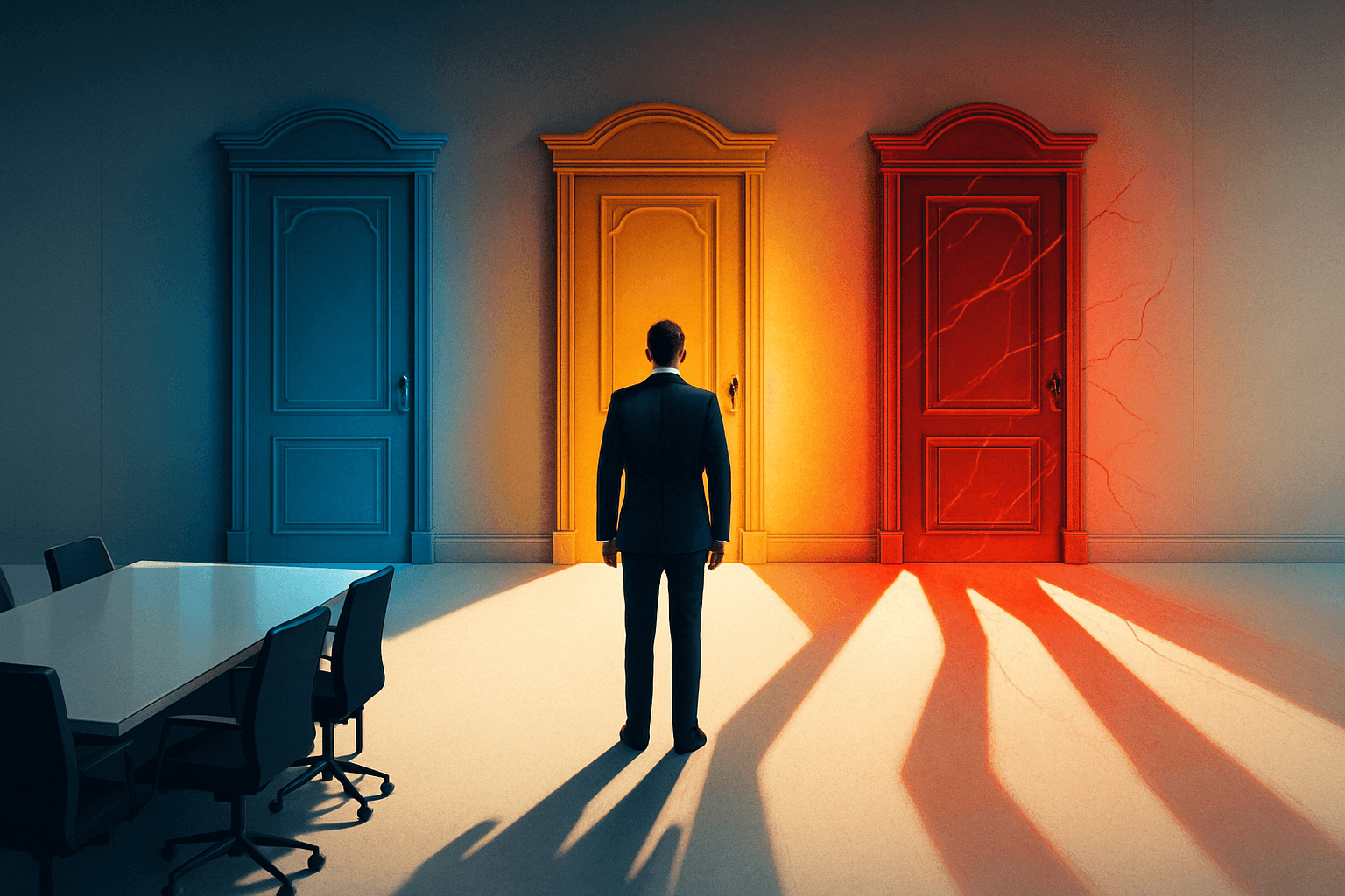 The Three-Door AI Strategy: Why Most CXOs Are Picking the Wrong Door